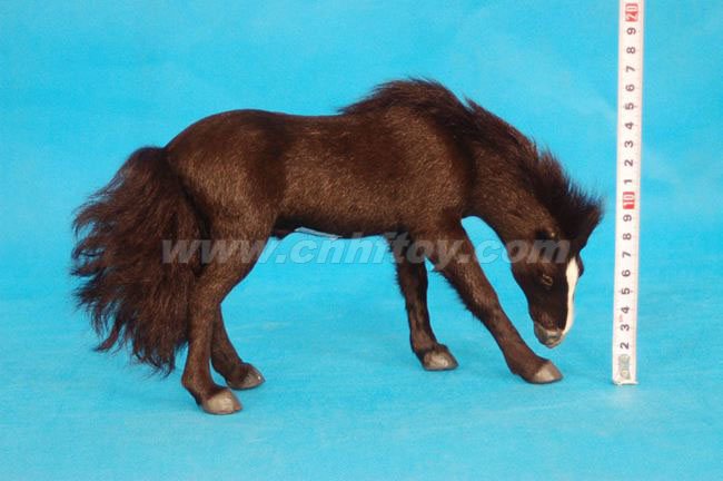 皮毛玩(wán)具馬：MA019義烏楚傑工藝品有限公司