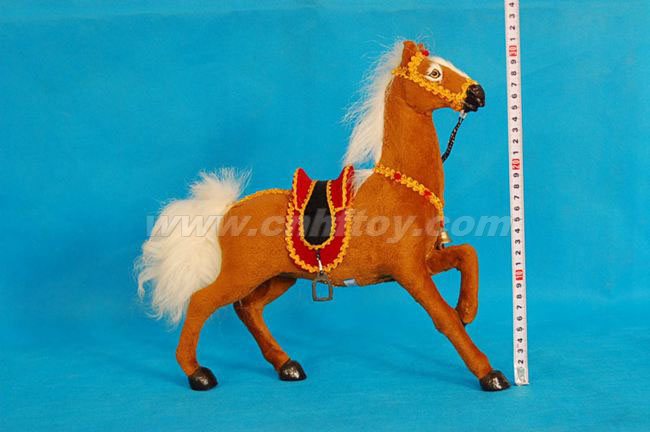 皮毛玩(wán)具馬：MA022義烏楚傑工藝品有限公司