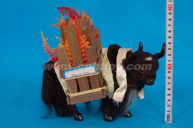 皮毛玩(wán)具牛：N016義烏楚傑工藝品有限公司