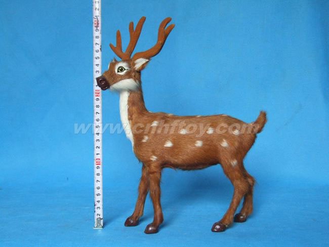 皮毛玩(wán)具鹿：L175義烏楚傑工藝品有限公司