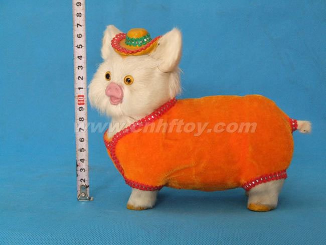 皮毛玩(wán)具豬：ZH017義烏楚傑工藝品有限公司