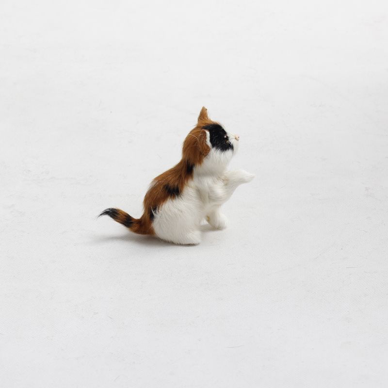 仿真小(xiǎo)貓模型桌面擺件(jiàn)毛絨玩(wán)具兒(ér)童玩(wán)具